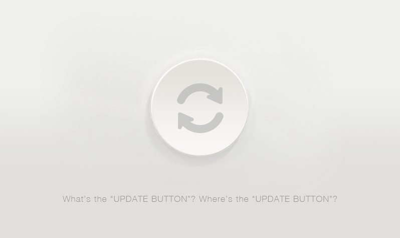 画像：「更新ボタンを実行する」ってどうすればいいの？